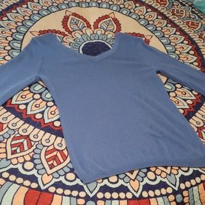 Blue v neck sweater